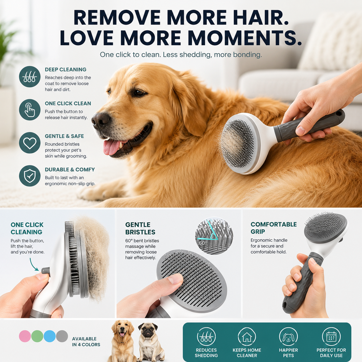Pet Hair Remover Brush